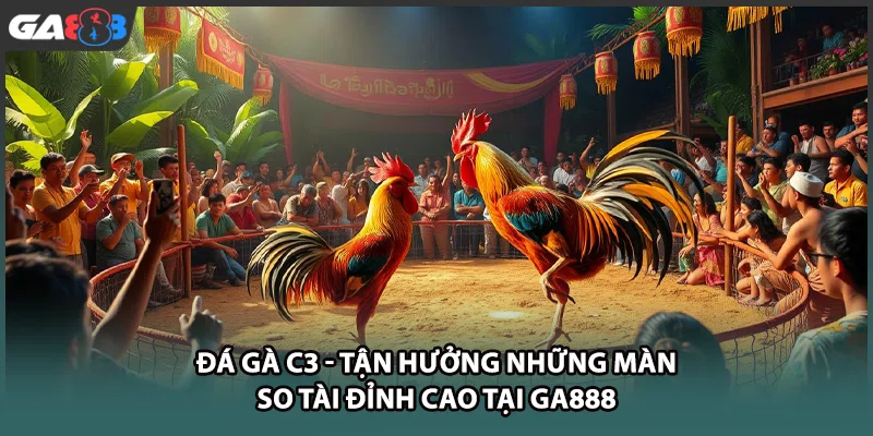 Đá gà c3 thu hút cược thủ nhờ những trận đấu gay kịch và mãn nhãn. Hãy truy cập GA888 để theo dõi và tham gia cá cược đổi thưởng online ngay hôm nay!