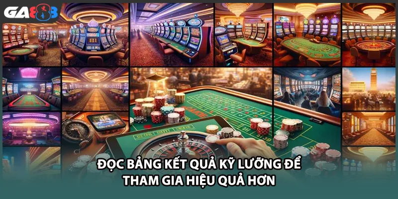 Đọc bảng kết quả kỹ lưỡng để tham gia hiệu quả hơn tại nhà cái GA888