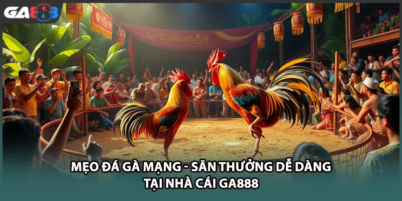Mẹo đá gà mạng giúp cược thủ dễ dàng làm chủ mọi kèo cược trực tuyến. Hãy truy cập nhà cái GA888 để học hỏi kinh nghiệm và bắt kèo chuẩn xác ngay!