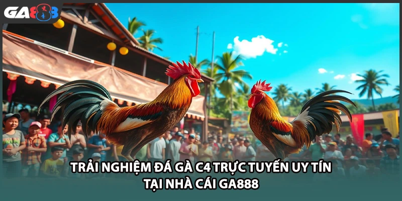 Đá gà c4 mang đến trải nghiệm cá cược đỉnh cao tại GA888 với hàng trăm trận đấu kịch tính mỗi ngày cùng tỷ lệ thưởng cực kỳ hấp dẫn cho người chơi.